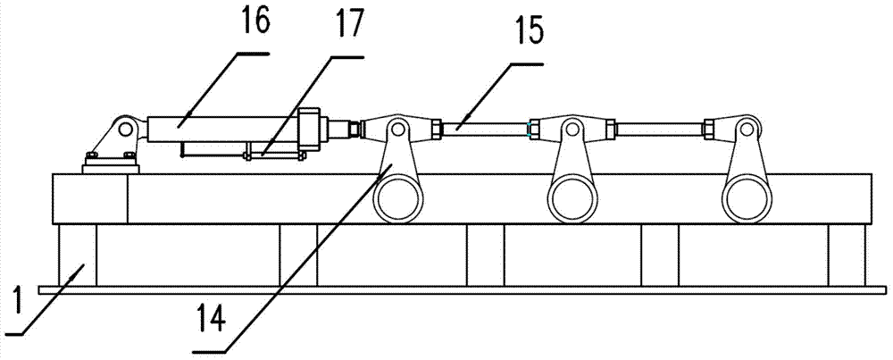 Tension-compression and torsion vibration fatigue test device