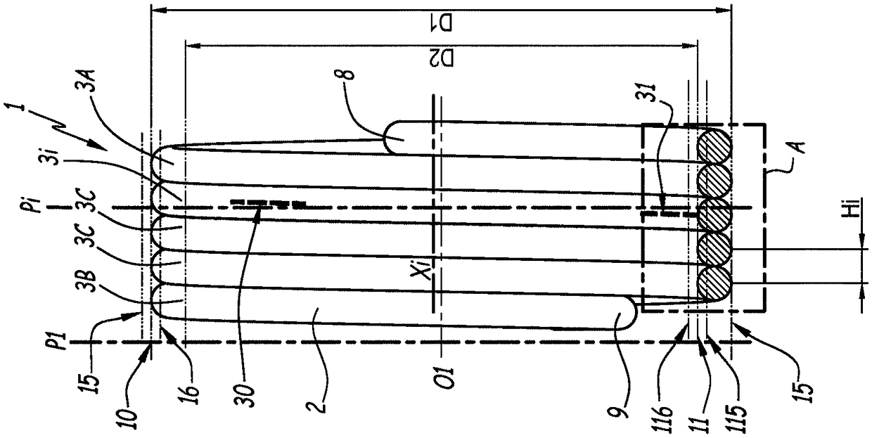 Methods for manufacturing a spring, a spring brake, and a spring brake comprising a spring