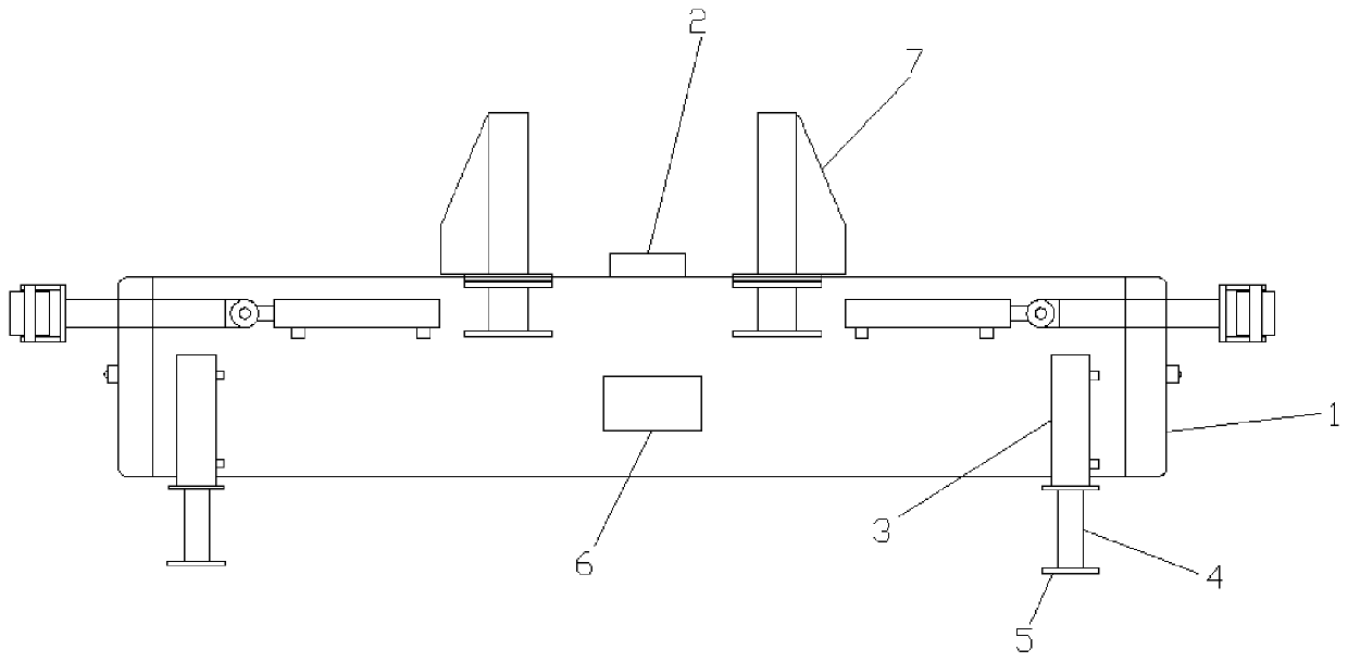 Internal mold height level automatic adjustment device