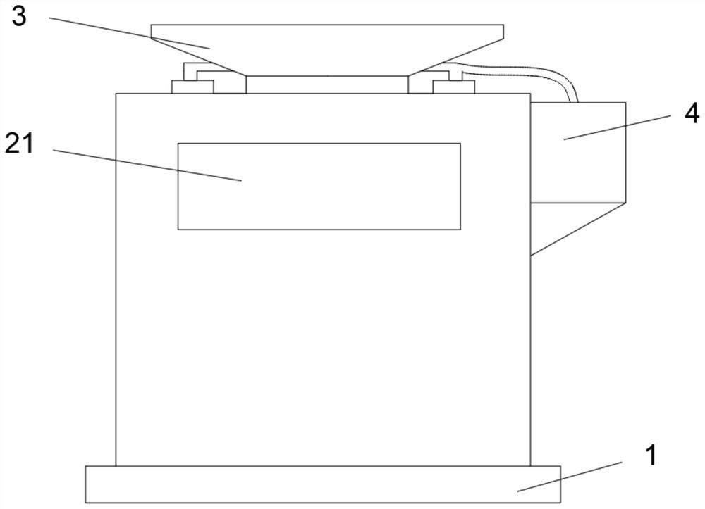 Compost powder raw material drying device