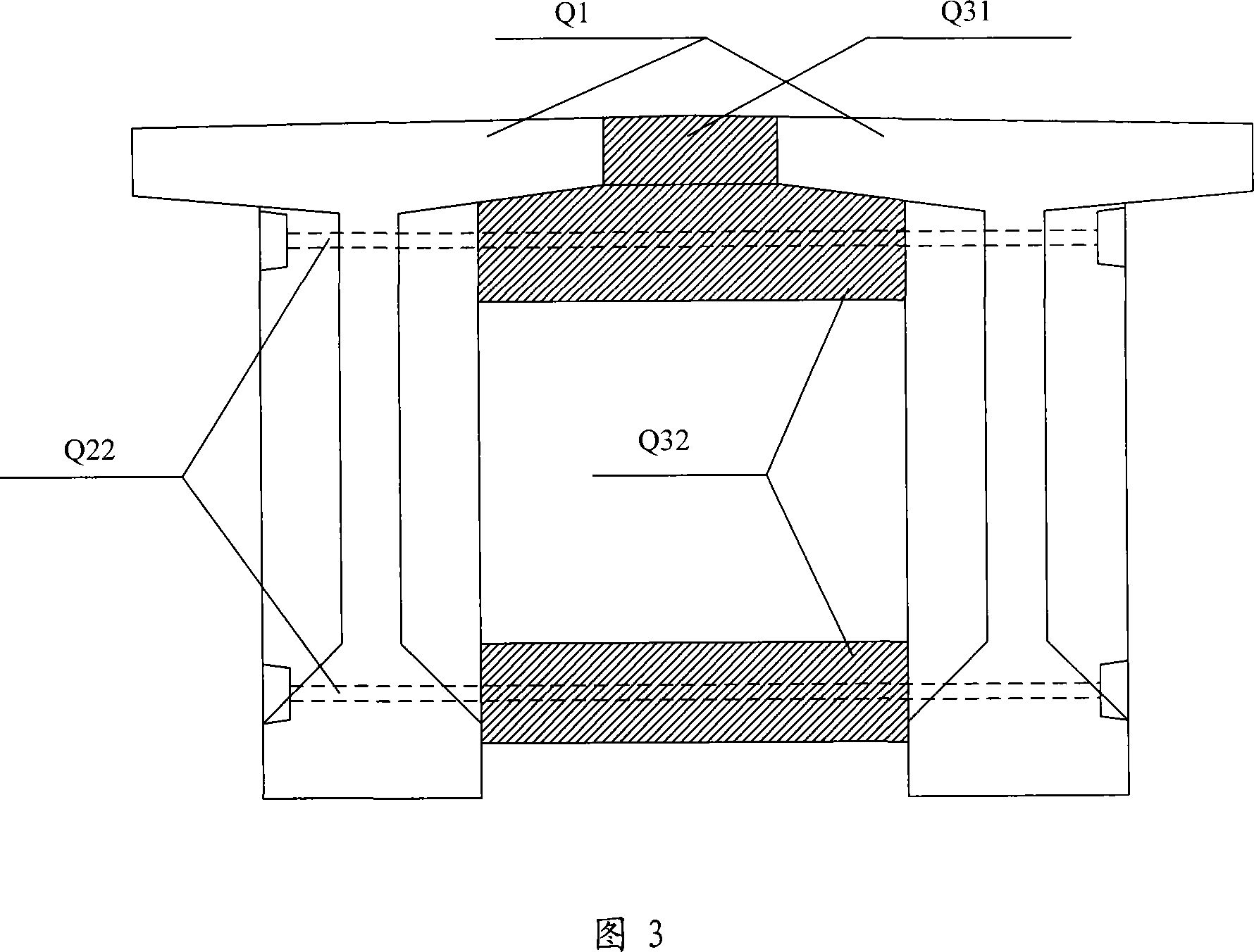 Method for building railway bridge and simple support T beam bridge