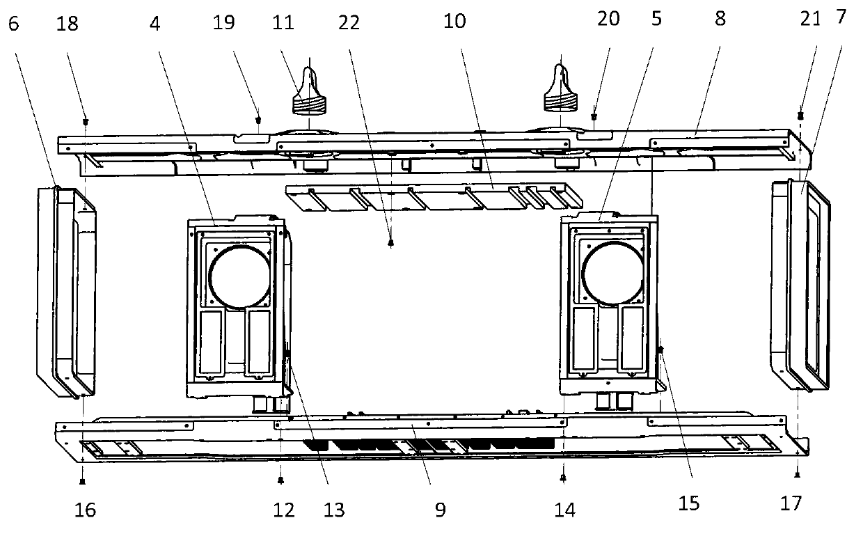 Onboard pod body for helicopter