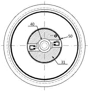 High-power LED photo-thermal moxibustion and electro-acupuncture moxibustion combining apparatus