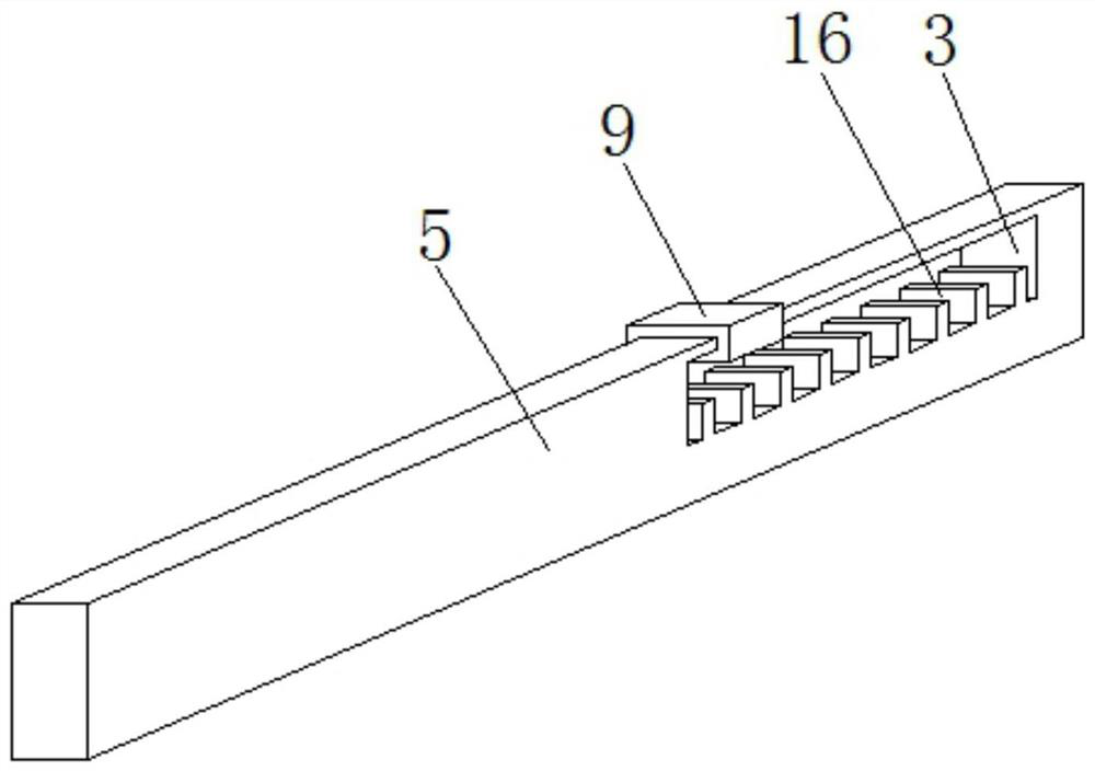 E-shaped lifting platform with anti-self-falling mechanism