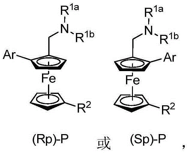 Planar chiral ferrocene compound, synthetic method and application