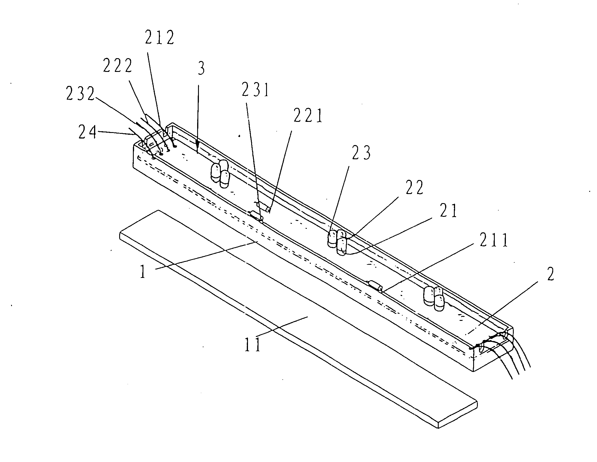 Led illuminating device