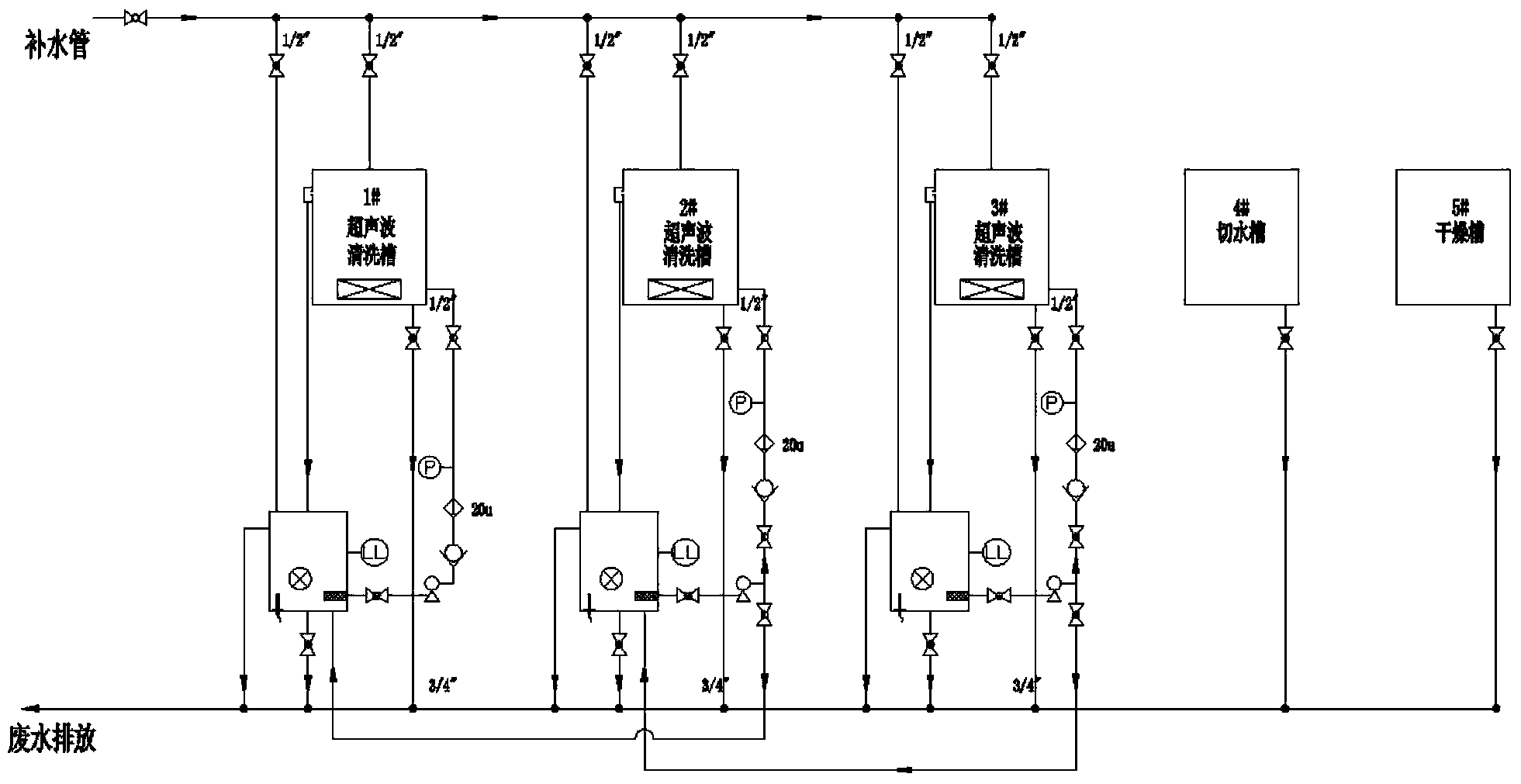 Ultrasonic cleaning device for plastic part and working method thereof