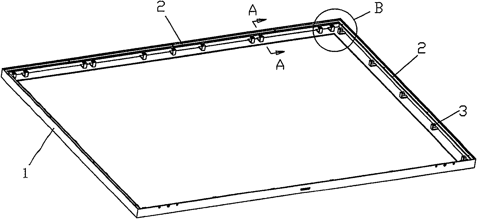 Manufacture method of sheet-metal screen panel of back projected television