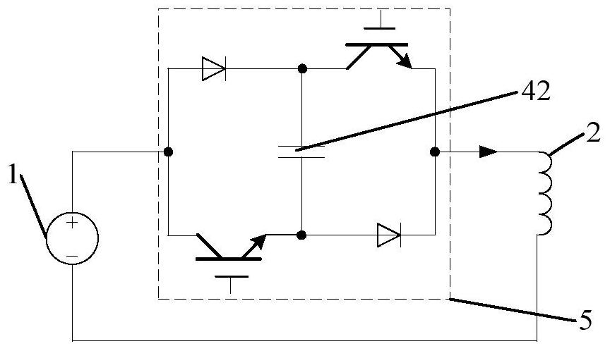 Prepolarization coil current control system and control method for low-field nuclear magnetic resonance