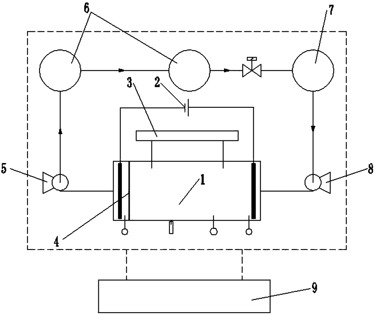 Electric restoration system of heavy metal pollutants