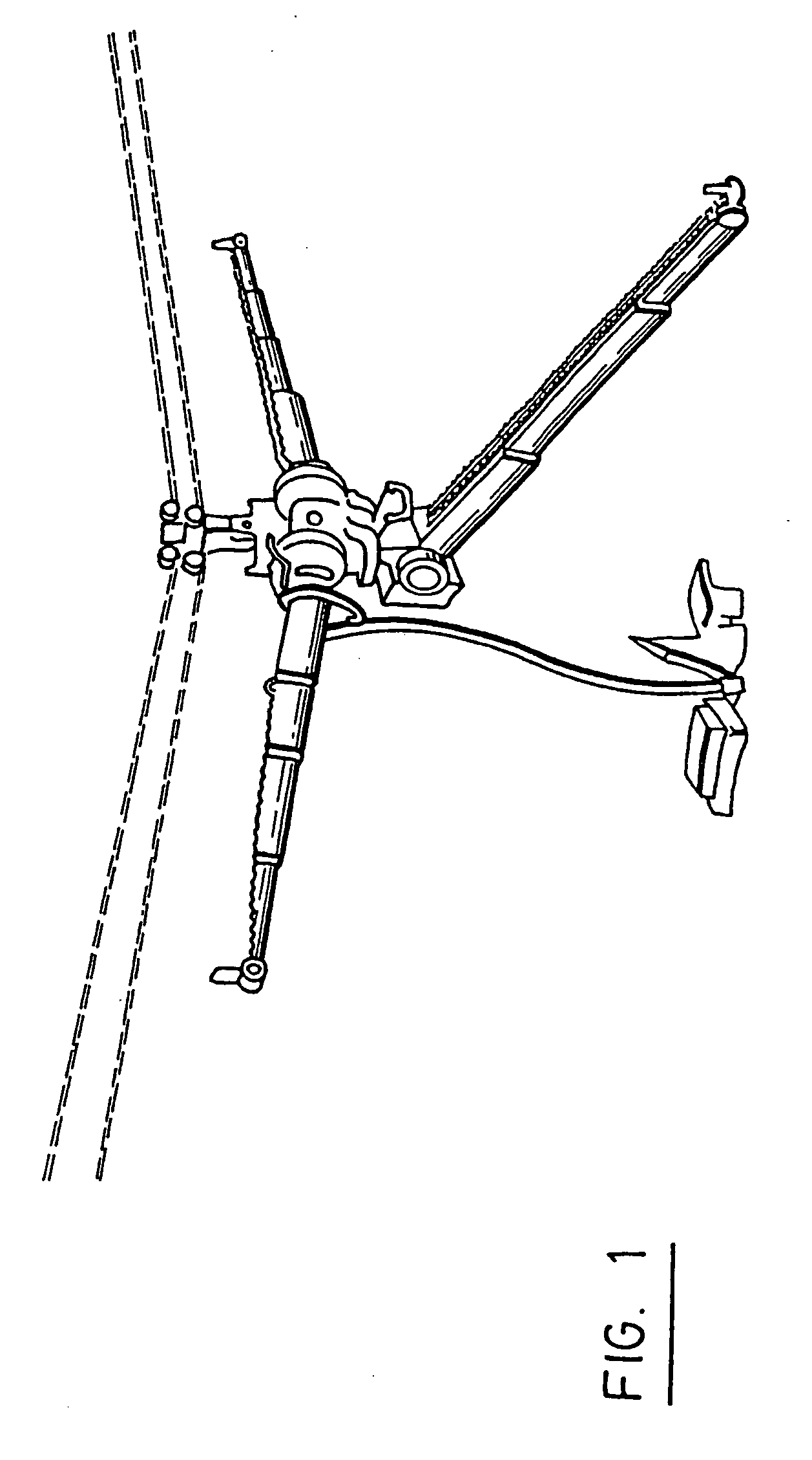 Remote-Controlled Vehicle Designed to be Mounted on a Support and Capable of Clearing an Obstacle