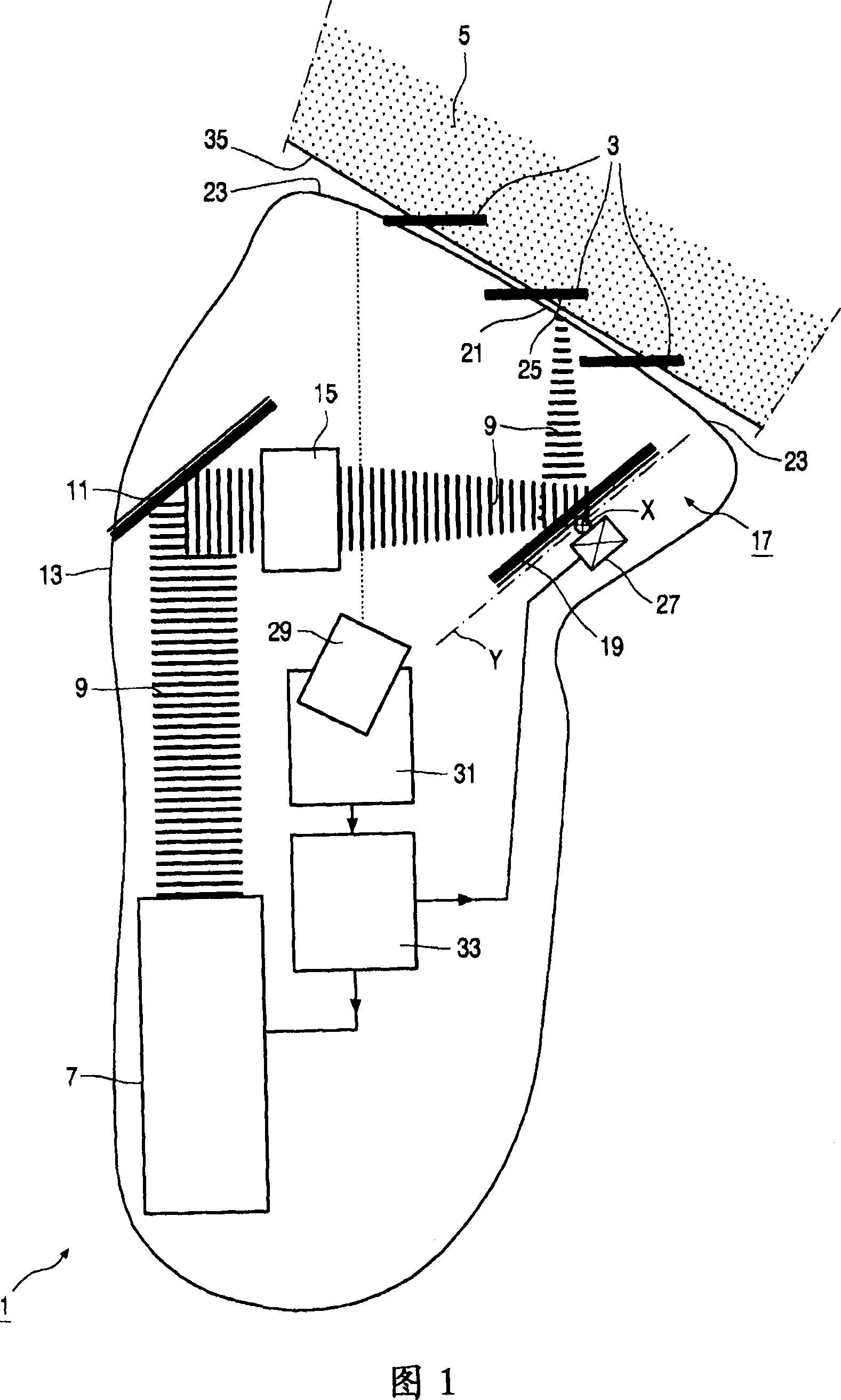 Hair-growth control device and hair-growth control method