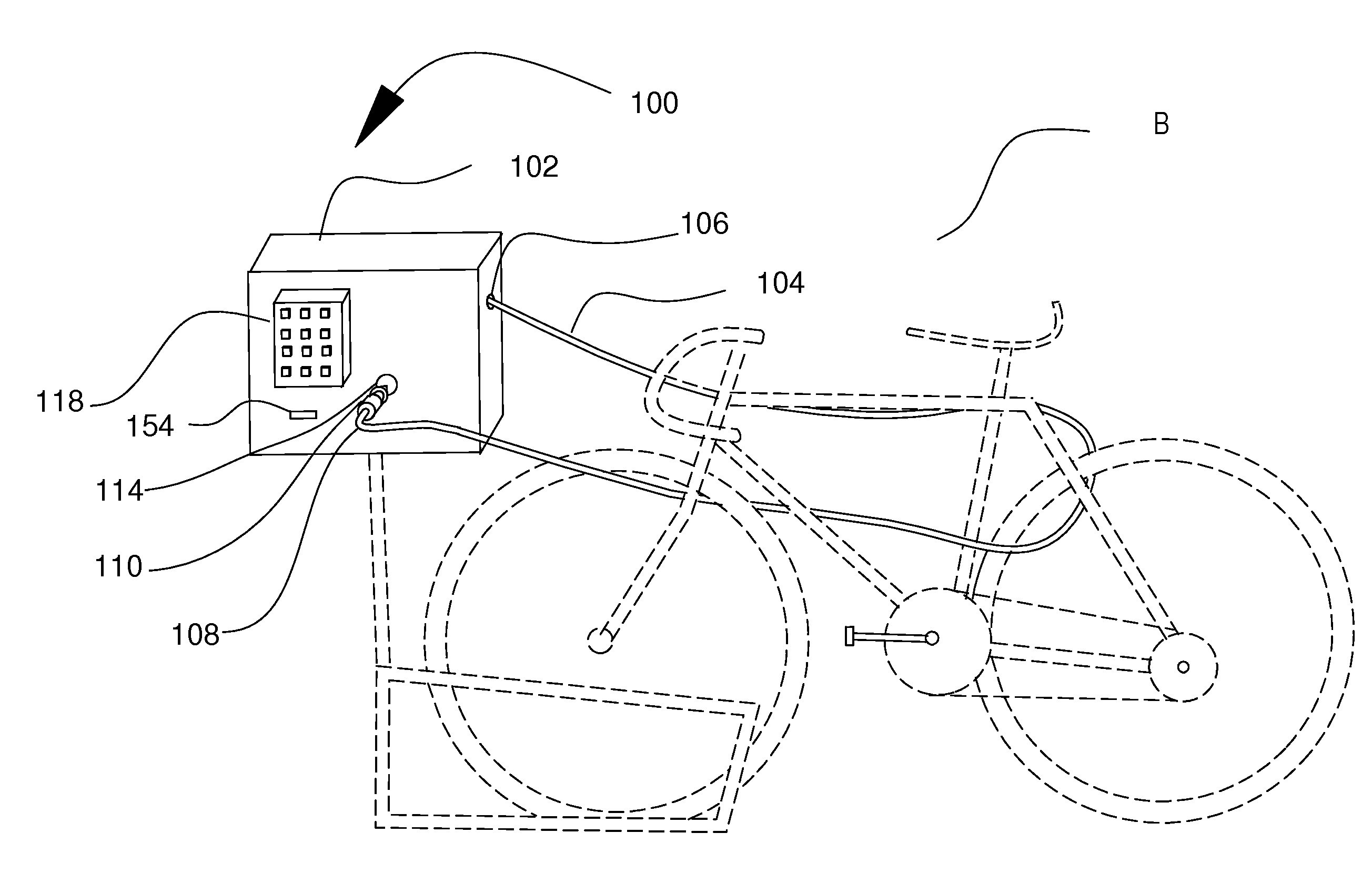 Public Facility Bicycle Lock