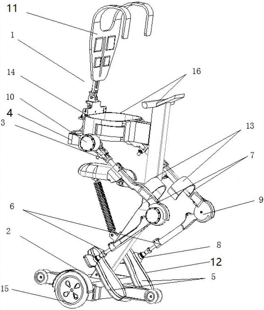 Assistant exoskeleton robot based on mobile platform