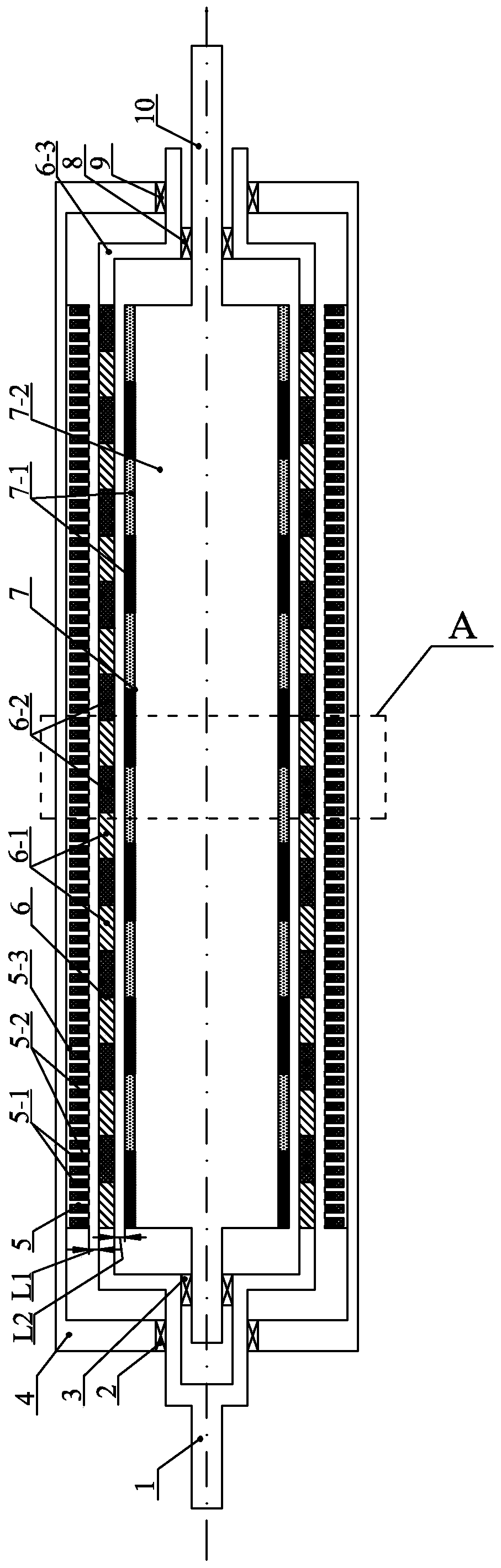 Double-mover double-winding planar linear generator based on the principle of magnetic field modulation