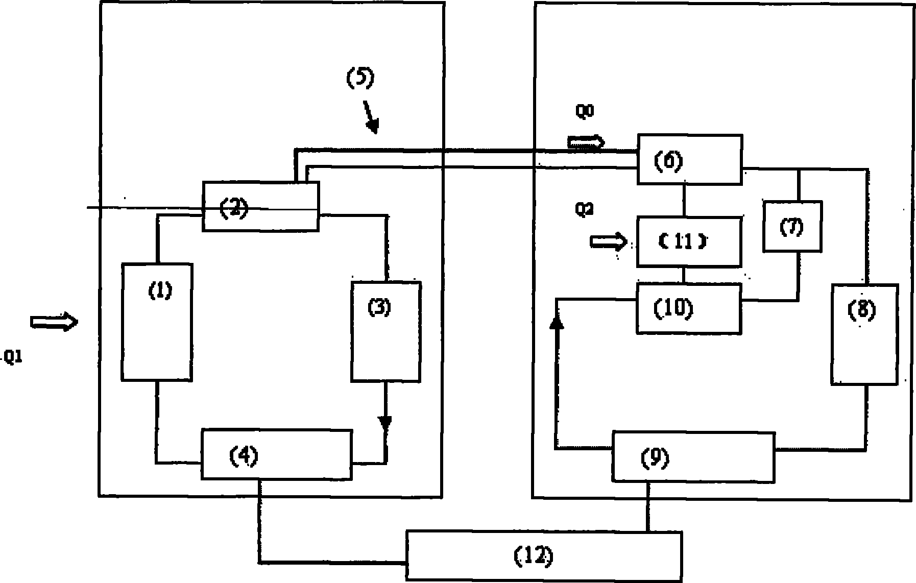 High-efficient refrigerating air-conditioner