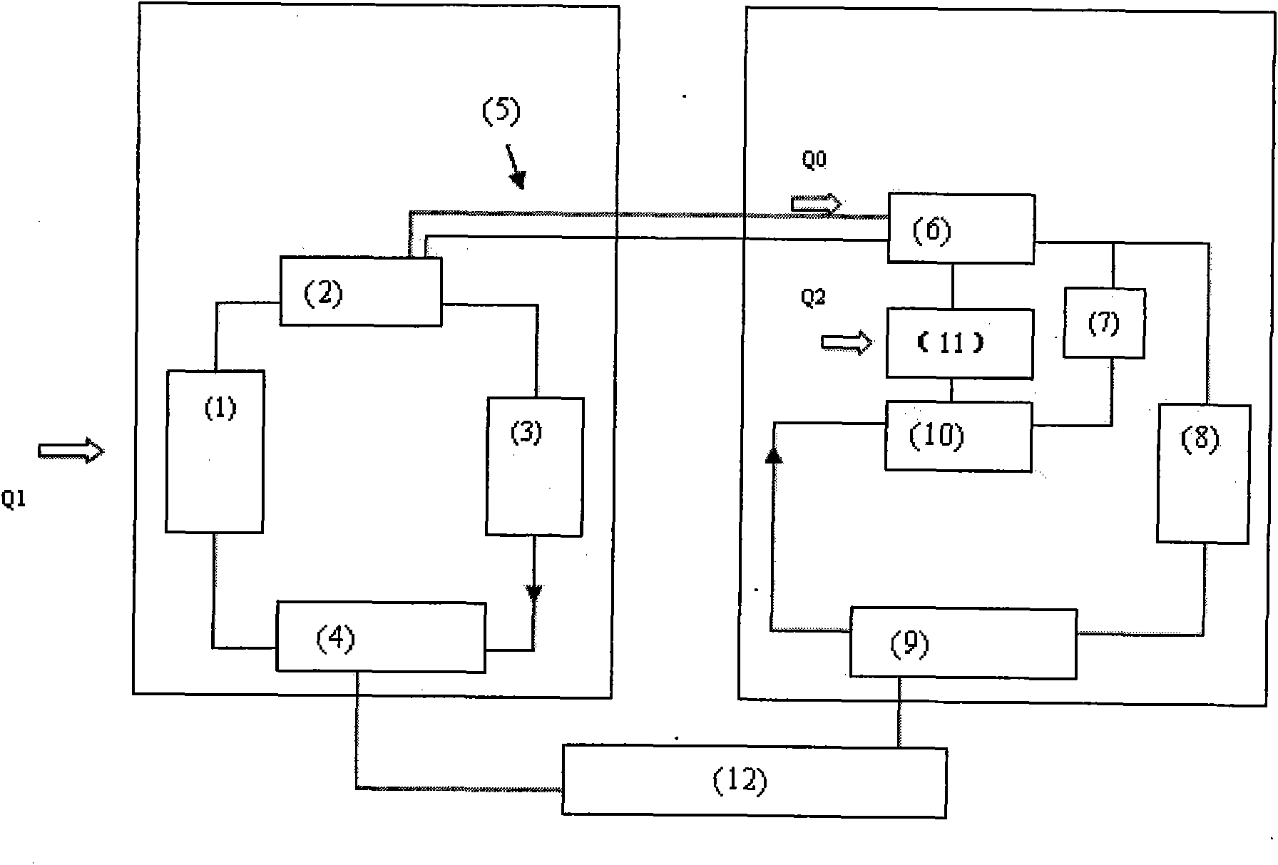 High-efficient refrigerating air-conditioner