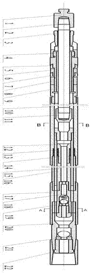 Small-displacement rod type oil well pump with annular plunger