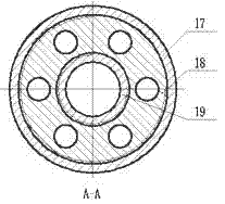 Small-displacement rod type oil well pump with annular plunger