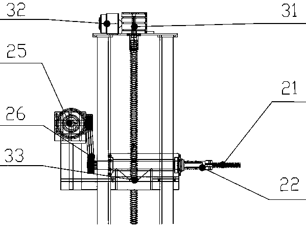 Movable ultra-large-diameter karat pipe wall punching device