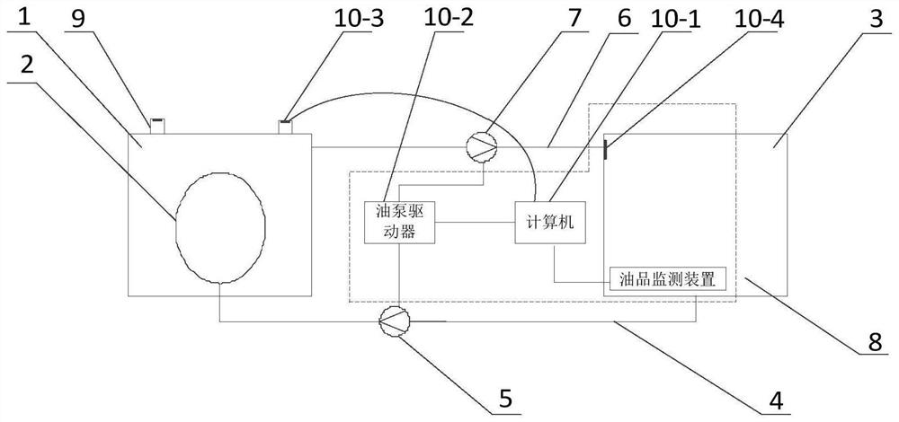 On-line replacement system and method for voltage regulation switch oil of transformer