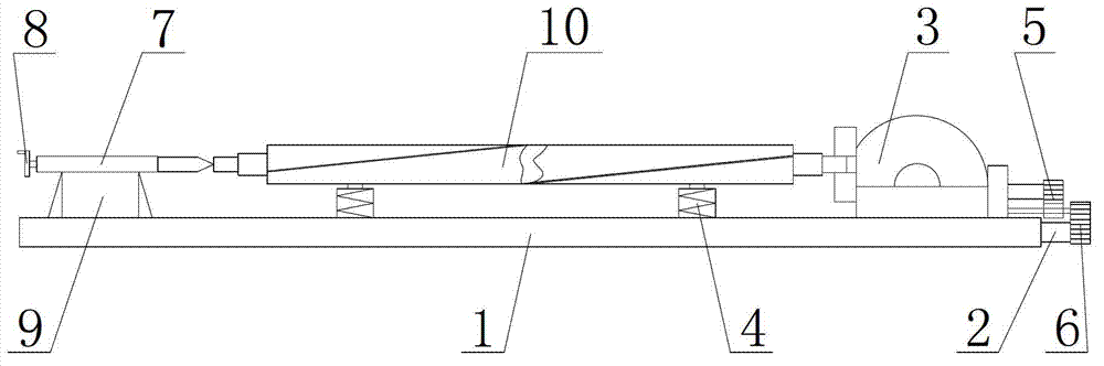 Clamp for milling spiral groove on surface of shaft type work piece