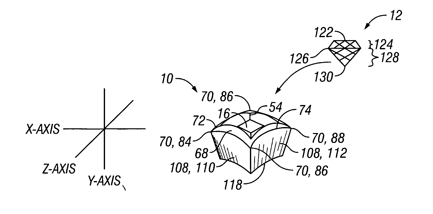 Mounting system for cut stones