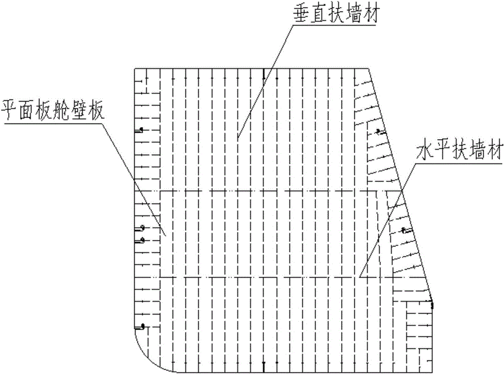 Stainless steel chemical tanker cabin wall structure