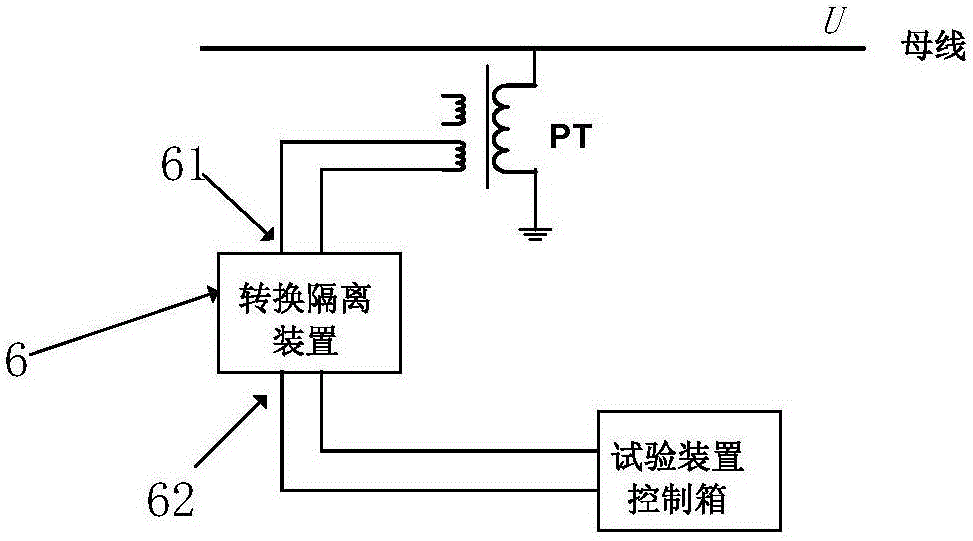 Same-frequency same-phase voltage withstanding test device with safety sampling signals