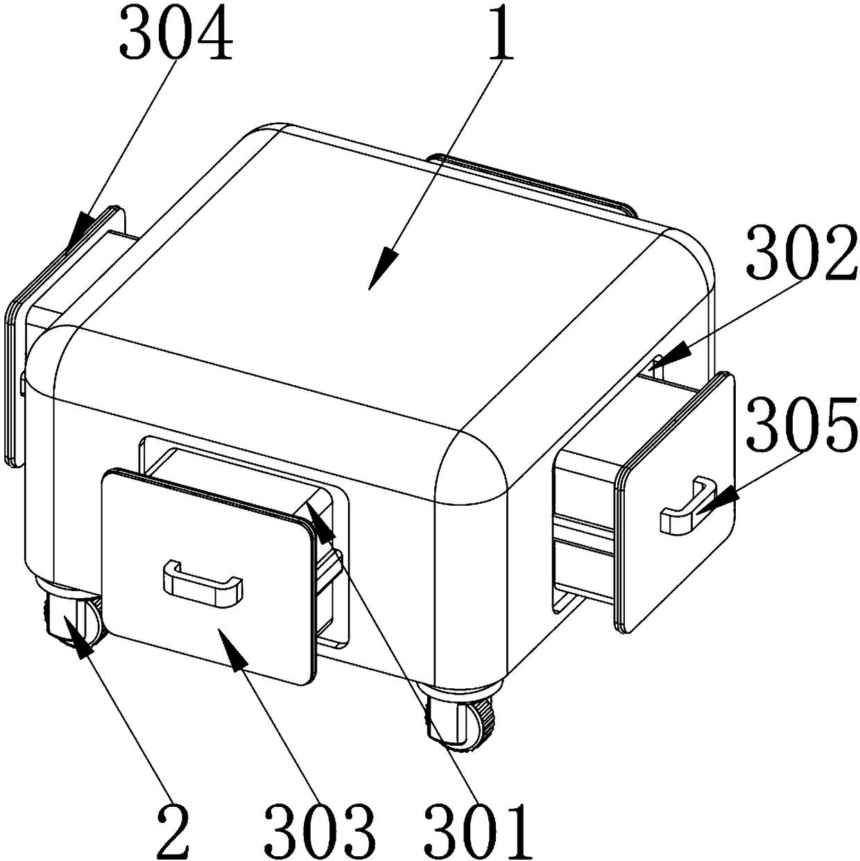 Improved welding head fixing device