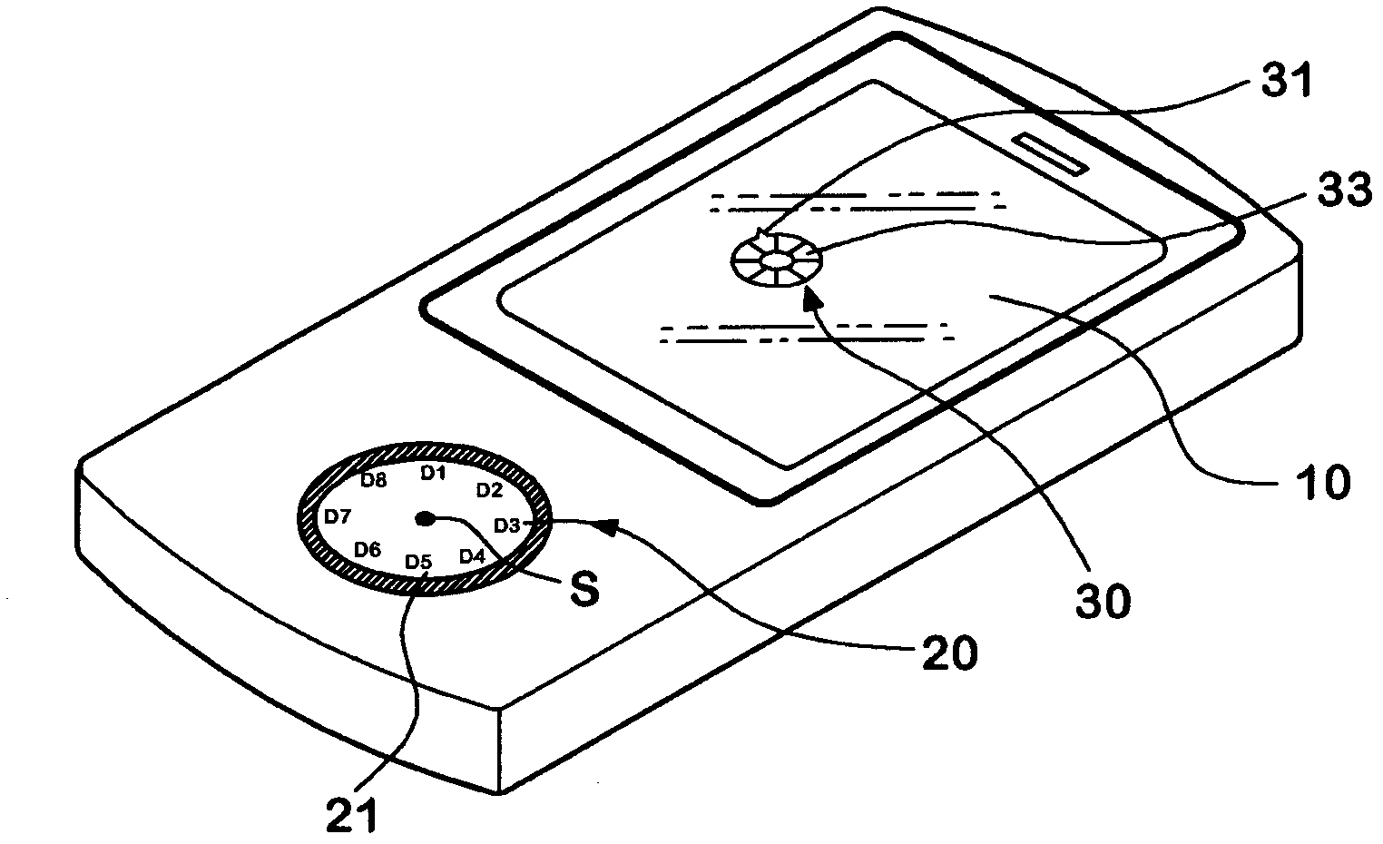 Multidirectional expansion cursor and method for forming multidirectional expansion cursor