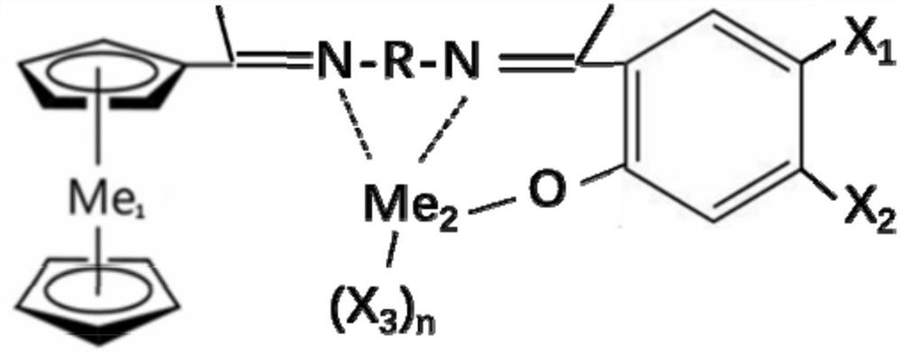 Polyurethane reaction type organometallic catalyst and its preparation method and application