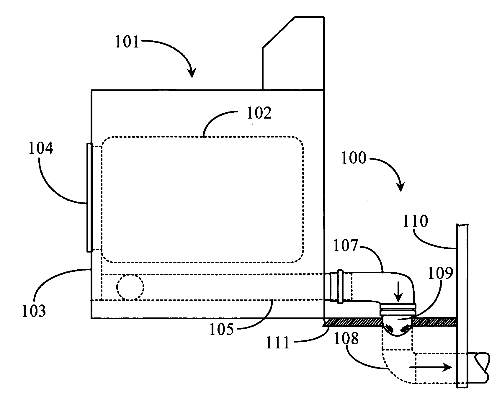 Integral lint filter for clothes dryers