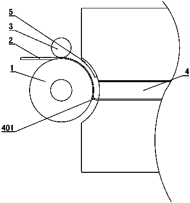 A continuous extrusion production process of water-cooled strips for battery packs