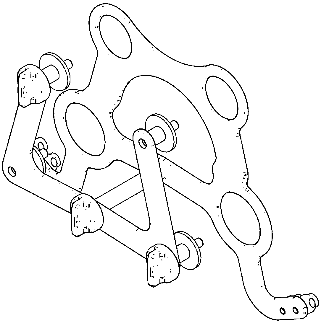 Sandwich type support for juicing unit and machine incorporating said support