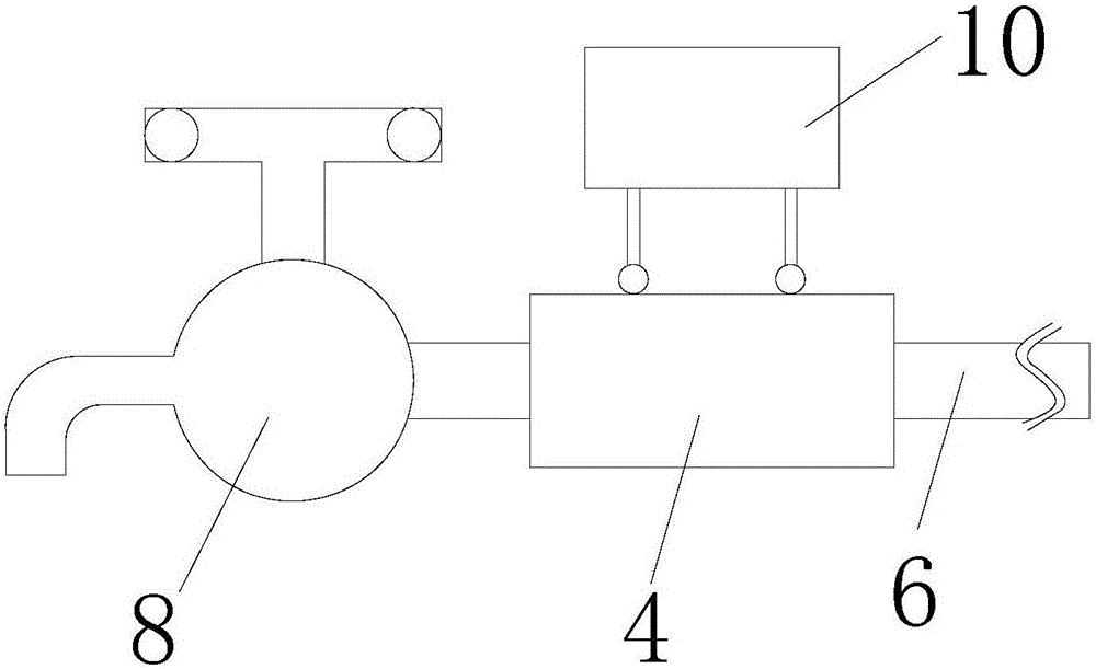 Online water quality detection circuit, device and system