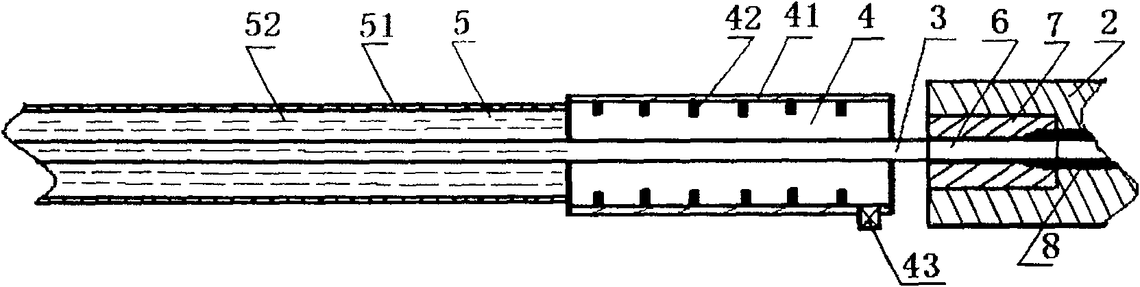 Equipment and process for producing PPR pipe material by using novel core and vacuum chilling cabin