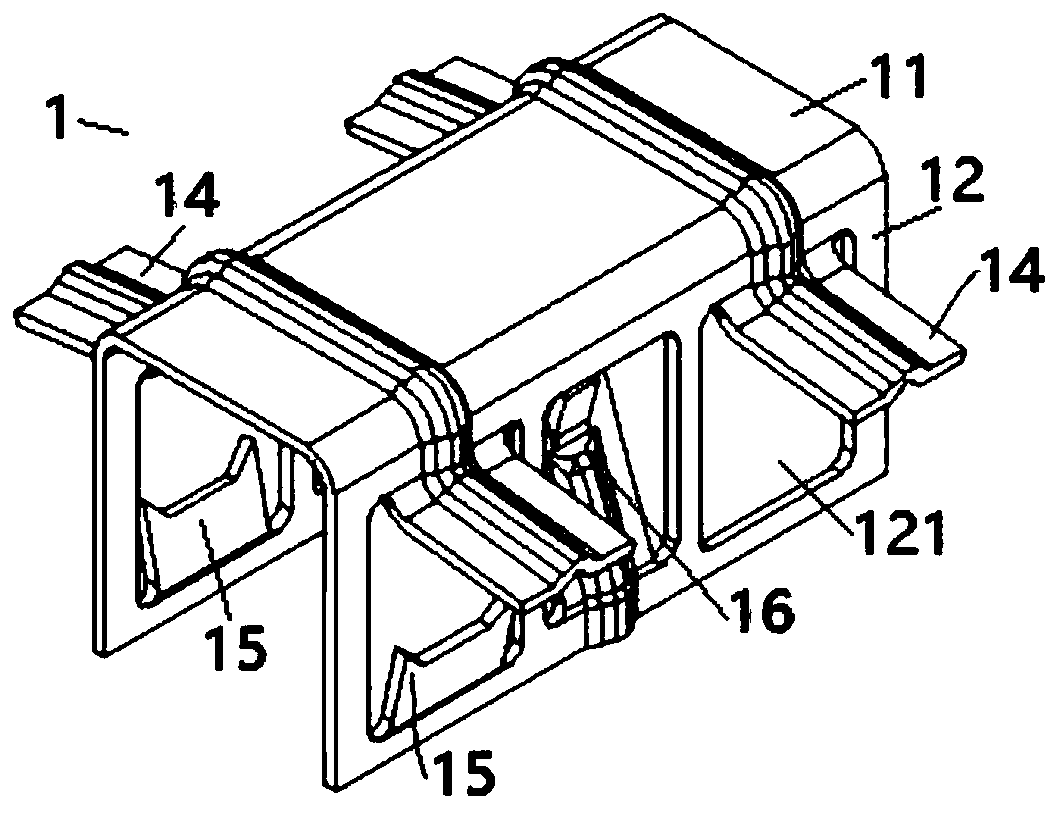 Pressing block and roof photovoltaic system comprising same