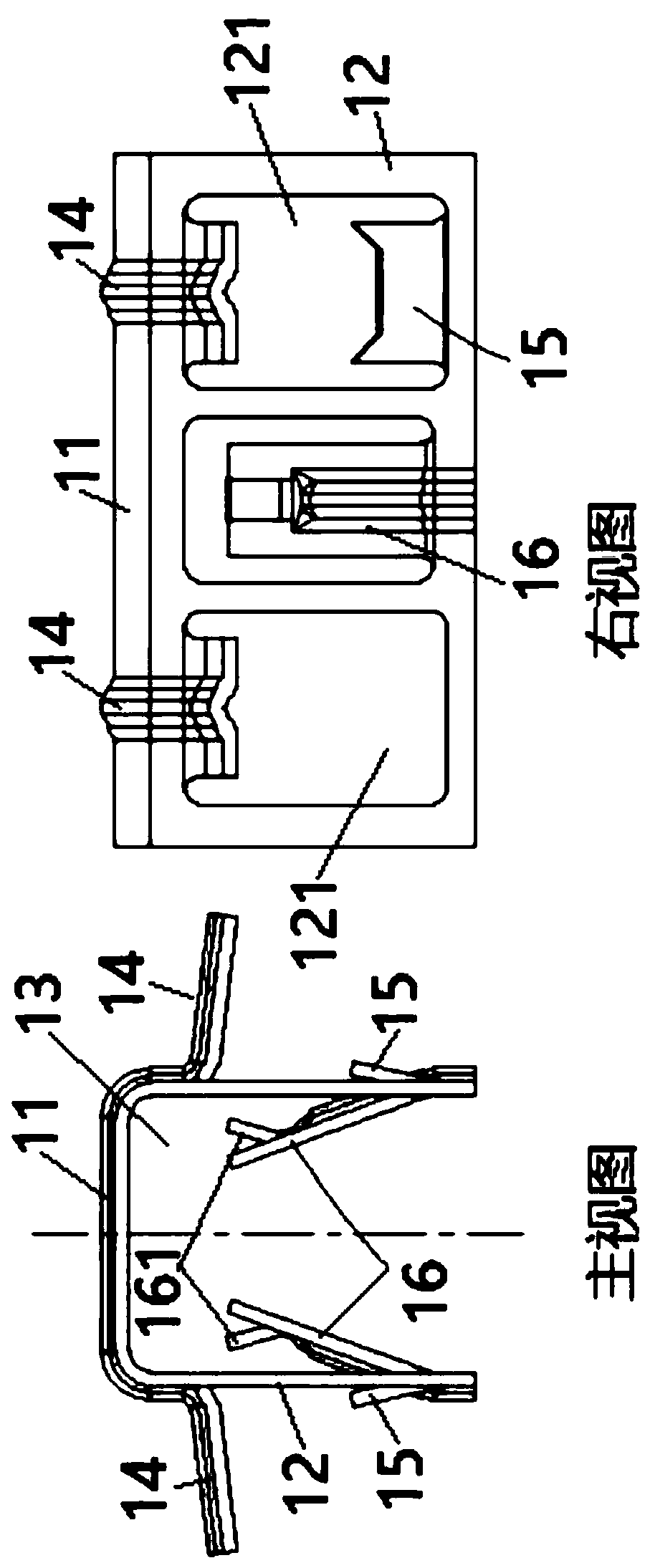 Pressing block and roof photovoltaic system comprising same