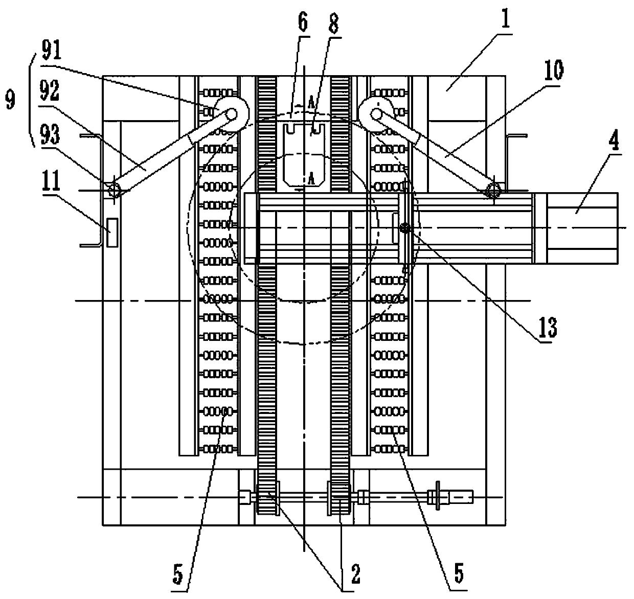 Tire detection precise brake positioning system and method thereof