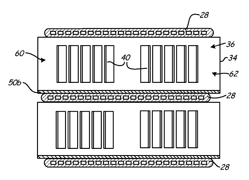 Free-draining finned surface architecture for a heat exchanger