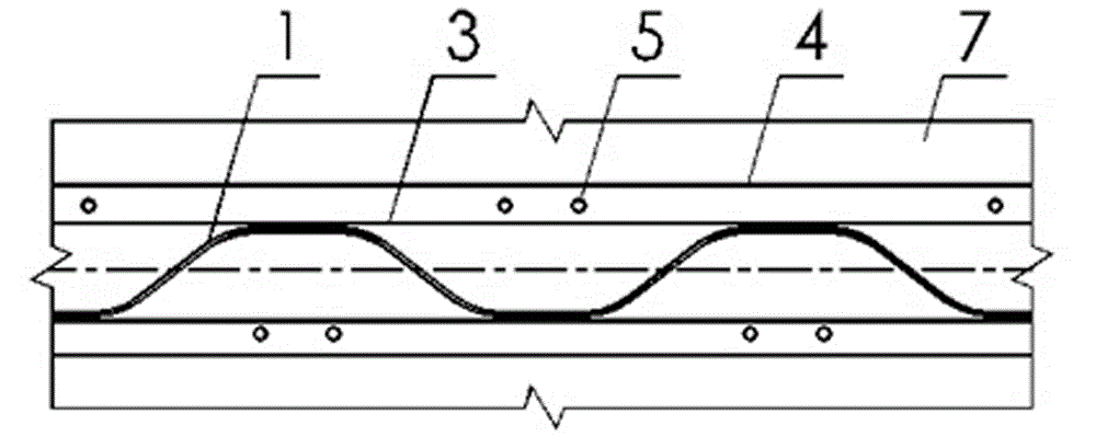 Steel-concrete mixing type anti-shearing connecting piece