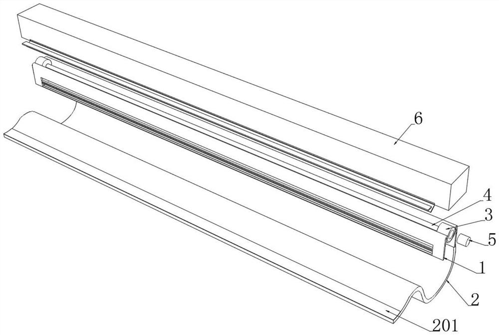 Heat preservation structure assembly part of heat supply pipeline