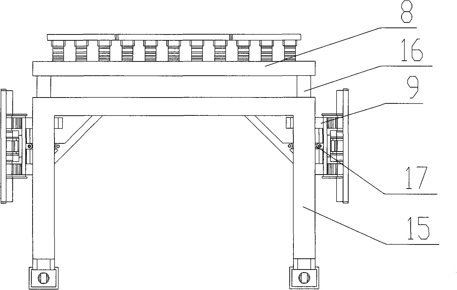 Excavating, supporting and bolting integrated self-contained machine