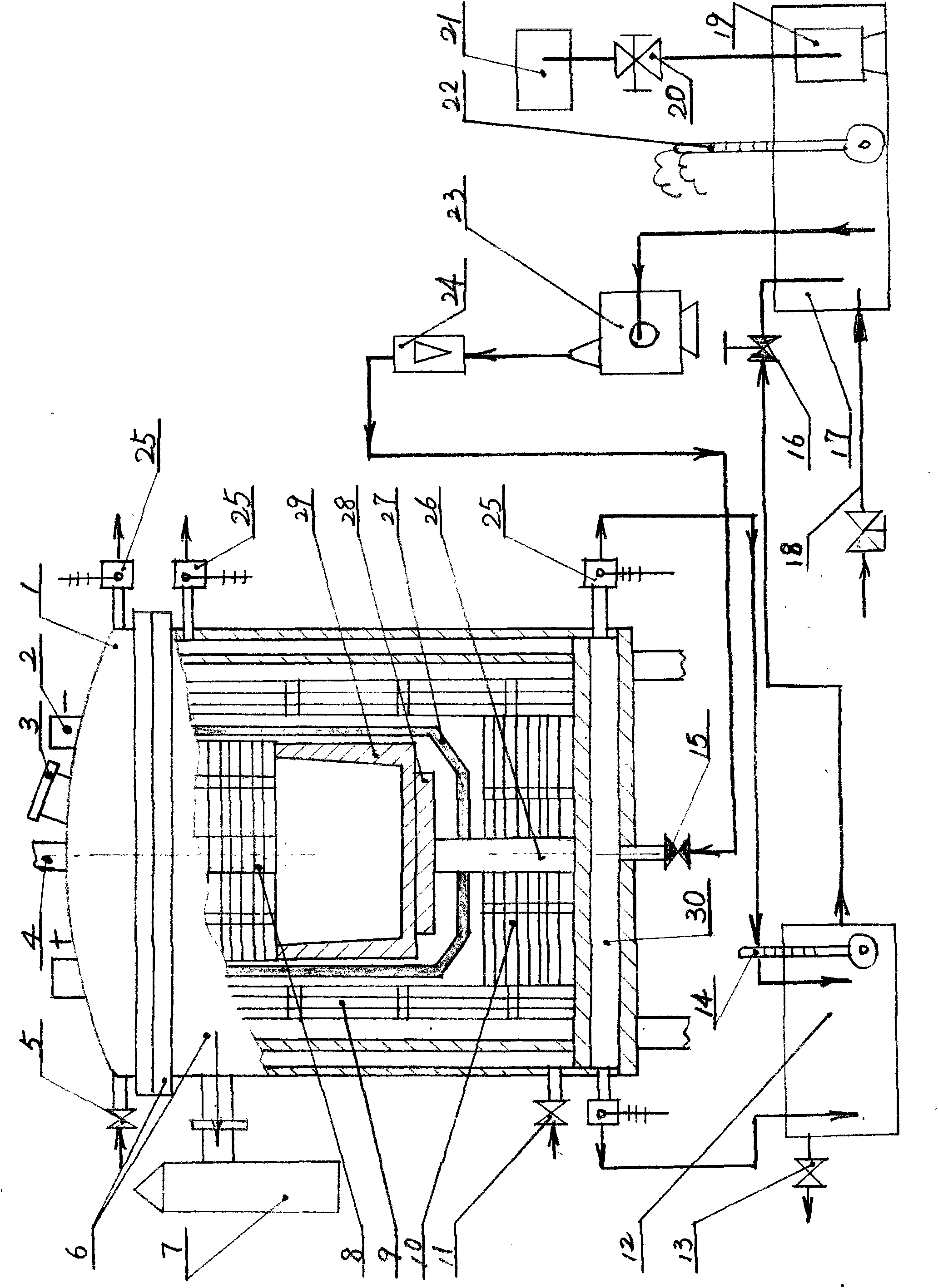 Vacuum furnace for sapphire crystal growth