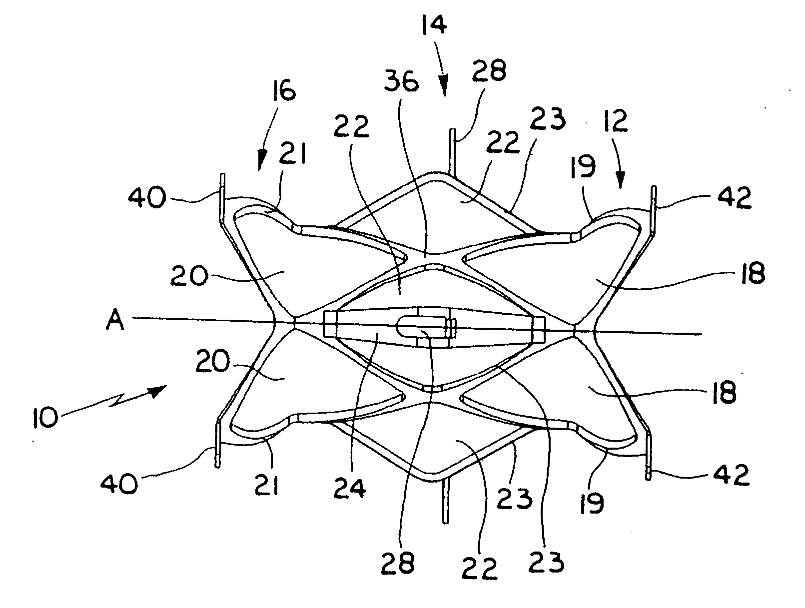 Vascular device with valve for approximating vessel wall