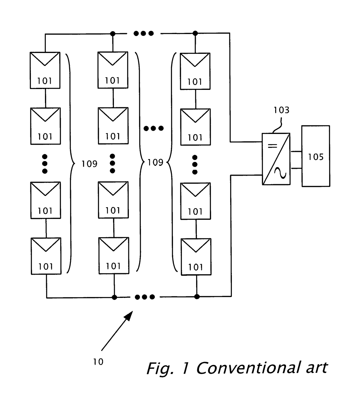 Maximized power in a photovoltaic distributed power system