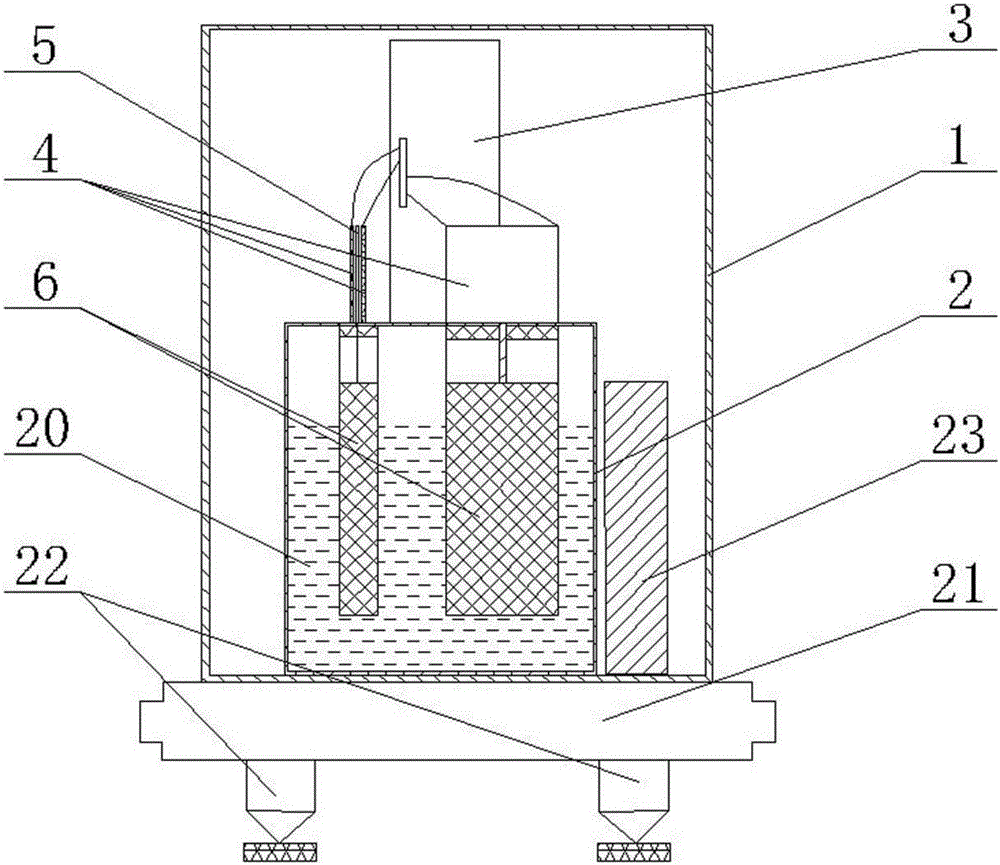 Ground tilt monitoring device