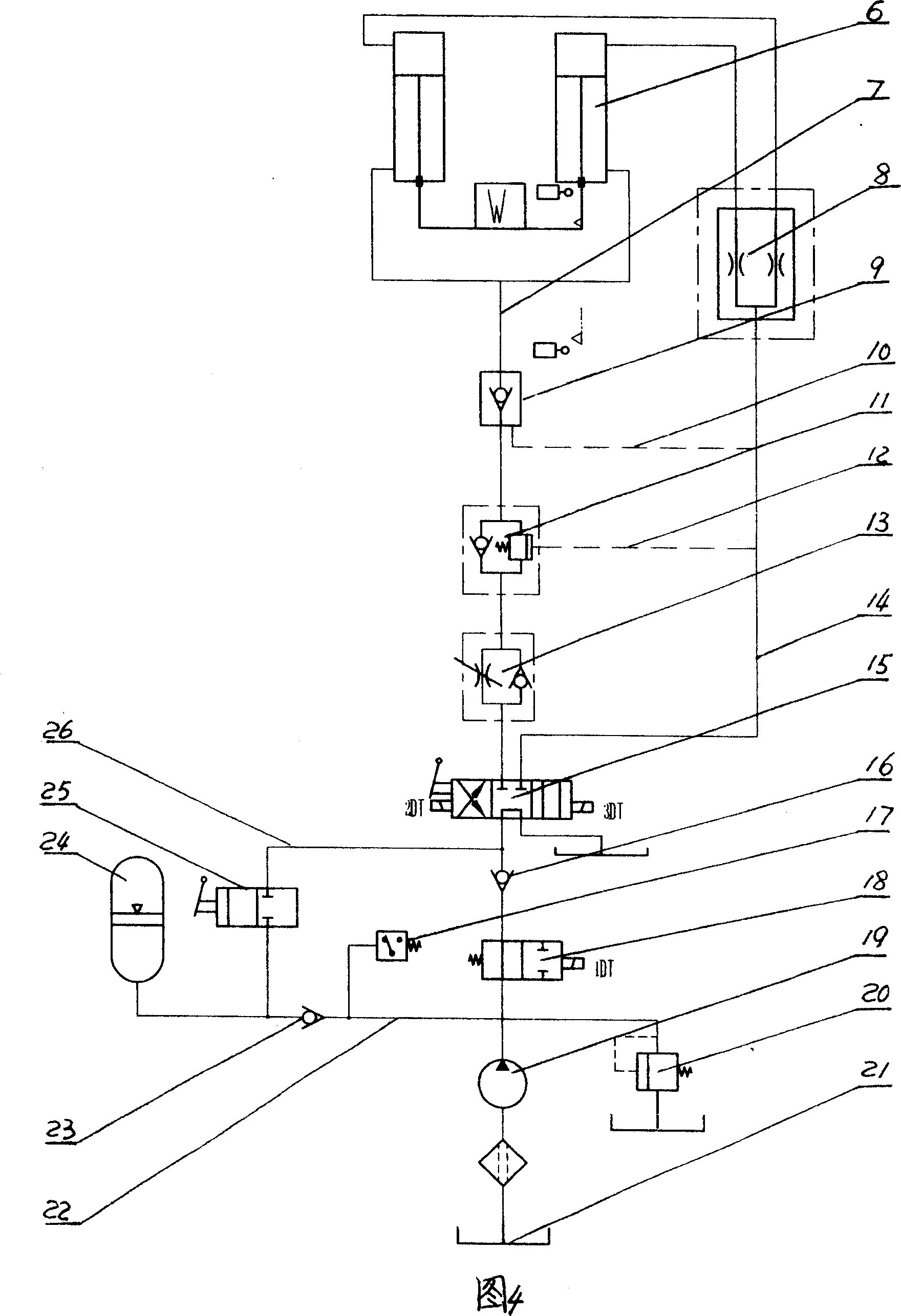 Unloading machine having energy-storage function