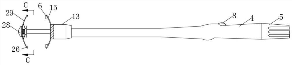 Umbrella stapler for laparoscopy